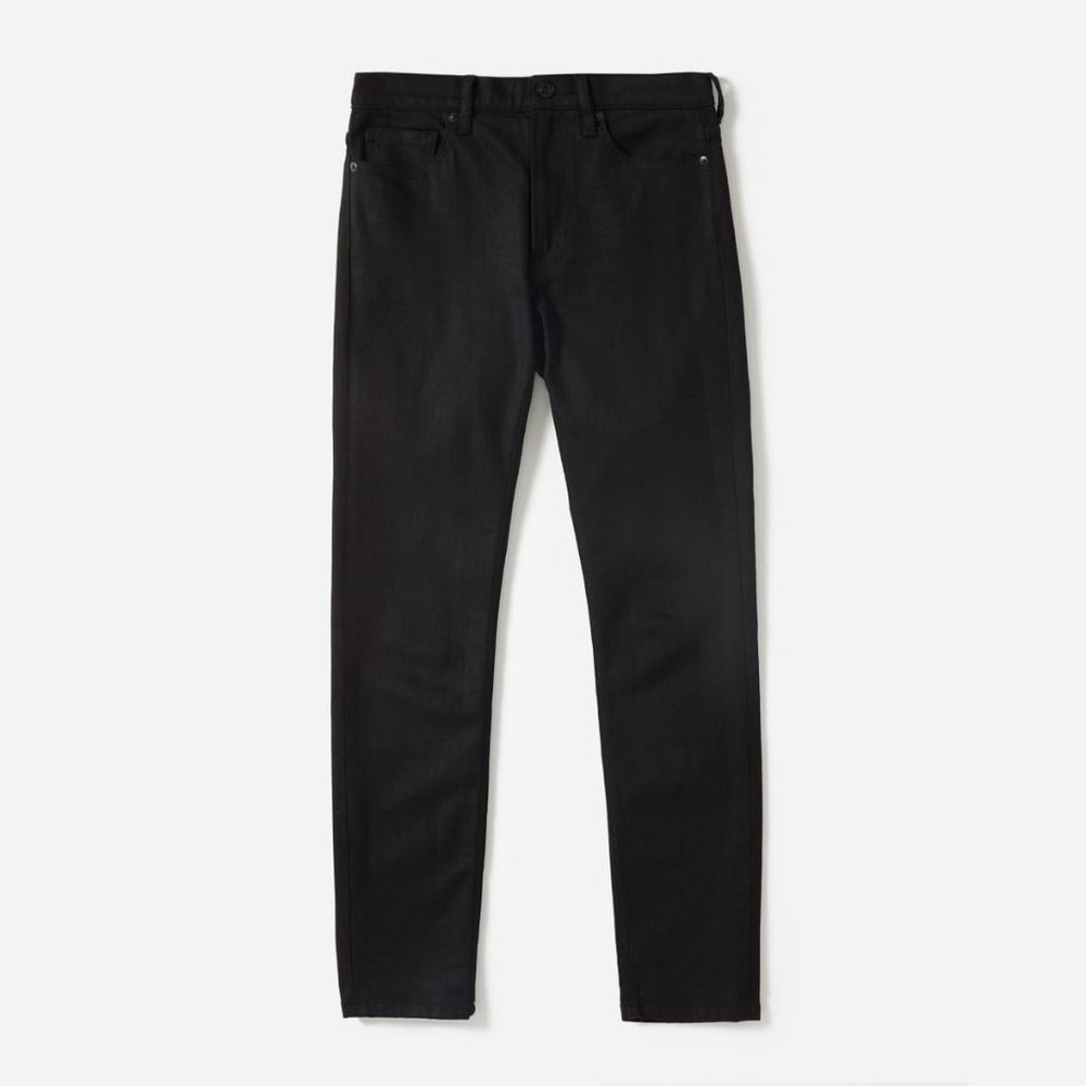 NWT Everlane "The Mid-Rise Skinny Jean" Black 26 Regular